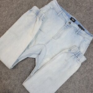 Cotton On Jeans Mens 32 Blue Slim Denim Jogger Stretch Streetwear Distressed